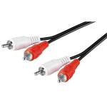 Goobay Stereo RCA kaabel 50028, 1.5m, 2 x RCA - isane, &uuml;mar, helikaabel
