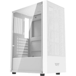 Darkflash A290 valge arvutikorpus, Mini Tower, ATX/M-ATX/ITX, karastatud klaas, 3x RGB ventilaatorid, USB 3.0/2.0, 260mm GPU