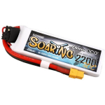 Gens Ace G-Tech Soaring GEA222S30X6GT, 2200mAh, 7.4V, 30C, 2S1P, XT60, JST-XHR, 122g