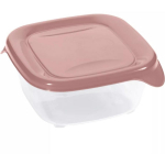 Pārtikas trauciņ&scaron; kvadrāts 0,8L Fresh&Go rozā