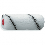 V&auml;rvirull mini 15cm &Oslash;16mm, tutt 13mm, pol&uuml;ester, must. triibud