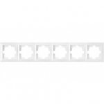 Raam STILJ 6 pesa, valge BYLECTRICA