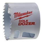 HOLE DOZER&trade; DIVMETĀLA GREDZENZĀĢI, HOLE DOZER HOLESAW - 60 MM - 1 PC, 49560142 MILWAUKEE