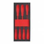 TUK&Scaron;I PUTU IELIKTŅI TĒRAUDA UZGLABĀ&Scaron;ANAI, EMPTY 7 PC SCREWDRIVER TX SET 1 FOAM INSERT, 4932493669 MILWAUKEE