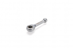 Sprūdatslēga īsā 1/4' bez pārnesumiem, K4105, KAMASA TOOLS, 77 mm, hromēta apdare