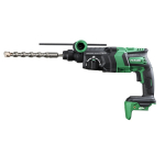 Bezvadu rotācijas āmurs SDS-Plus, HIKOKI, DH36DPEW2Z, 36 V, bezsuku motors, 3 režīmi, ergonomisks rokturis