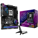 Asrock Emaplaat X870 RIPTIDE WIFI, AMD AM5, DDR5, 256 GB, 4 DIMM, 1x HDMI, 1x PCIe 5.0, 2.5 Gb Ethernet, Wi-Fi 7
