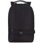 Rivacase Seljakott 15.6" 7563BLACK, 1 sektsioon, 1 esikott, USB port, veekindel, must, hiir kaasas