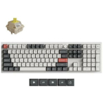 Keychron klaviatuur Q6U-P4 8000 Hz, 4000 mAh, RGB LED, 660 h aku t&ouml;&ouml;aeg, mehaaniline l&uuml;liti, t&auml;issuuruses kujundus