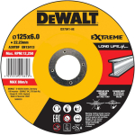 Dewalt Metalli H&otilde;&otilde;rdumisplaat DX7941-AE 125 mm, 6 mm, 22.23 mm, Alumiiniumoksiid, Pikk eluiga, Puhtad, Vastupidav, EN12413