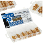 Geko auto isoleerimata terminali &uuml;henduste komplekt koos varrukatega 450tk, 2.8 mm, 4.8 mm, 6.3 mm