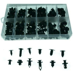 Beast Auto Viimistluse Kinnituste Komplekt 8031062, 192 tk, 6.3-10 mm, must