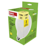 Emos LED pirn G125 ZF2D82, 18 W, 230 V, 2452 lm, soe valge, 360&deg;, 25 000 tundi, E27