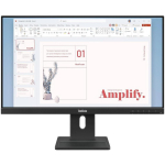 Lenovo ThinkVision E24-40 64BAMAT1EU, 23.8", IPS, 100 Hz, 4 ms, 1920 x 1080, 250 cd/m&sup2;, 1x HDMI, Raven Black