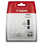 Canon tindikassett PGI-550 PGBK, 6496B001, 15ml, 300 lehte, must, pigmenditint, &uuml;hilduv Canon PIXMA MG5450