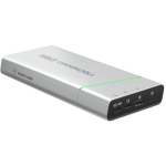 Green Cell PBPLGC20P Power Bank, 20800 mAh, 2xUSB-C, 1xUSB-A, 65 W, 18 W, alumiinium, roheline, heledhalli, must, h&otilde;be