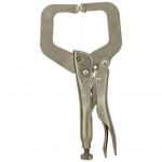 Irwin lukustatav C-klamber T19EL4, 11"/275mm, 102mm, kiire vabastamine, ergonoomiline disain