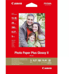 Canon fotopaber Plus l&auml;ikiv II 5x7 2311B018, 130x180mm, 260g/m&sup2;, 20 lehte, &uuml;hilduv tindiprinteritega
