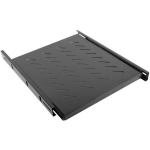 Lanberg 19'' Fikseeritud Riiul 1U AK-1007-B, 465x550mm, 60kg, reguleeritav disain, k&otilde;rge kandev&otilde;ime