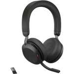 Jabra Evolve2 75 Link380a UC Stereo Stand, 27599-989-989, 30m, 197g, 1x USB (Type C), 8 mikrofoni, ANC, Bluetooth