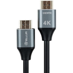 Tellur kiire HDMI 2.0 kaabel TLL312001, 150cm, 18Gbps, 4K x 2K, 24K kullatud pistikud, 3D, Ethernet, HDR