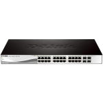 D-Link DGS-1210-28, hallatav l&uuml;liti, DGS-1210-28/E, 24x10/100/1000Base-T, 4xGigabit SFP, 56Gbps, 41.7Mpps, VLAN, ACL, LLDP
