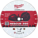 Milwaukee 4932498618 teemantl&otilde;ikeketas, 350 mm, 25,4 mm ava, l&otilde;ikamiseks, tellis, ehitusmaterjalid, metall, Speedcross