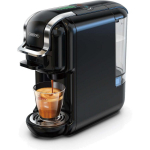 HiBREW H2B kapslikohviaparaat, must, 1450W, 19 bar, 0.6L, 5-in-1, Nespresso, Dolce Gusto, Kcup, ESE, 7 intensiivsustaset