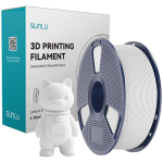 Sunlu PLA Matte Filament Valge PLA M W, 1,75mm, 1kg, 330m, 1,3g/cm&sup3;, 50,5MPa, matt