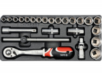 T&ouml;&ouml;riistakomplekt 1/2" (24 tk.) t&ouml;&ouml;riistakappile YT-5537 YATO