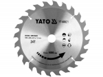 Tct saeketas puidule 185x20mm 24T TCT YT-60621 YATO