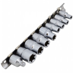 Padrunite komplekt TORX 1/4";, 3/8";, E5-E16, 9 tk., AW38137 AWTOOLS