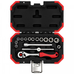 Otsikute komplekt v&otilde;tmega 1/4";, SW4-13mm 16 tk., 3300050 GEDORE