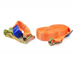 Sprūdrata savilk&scaron;anas siksna ar J āķiem, 16m/5T/50mm, G02366 GEKO