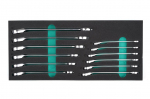 Kombinētā tirk&scaron;ķatslēgu komplekts 12 gab., K26049, KAMASA TOOLS, 8-19 mm