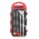 Hobi noakomplekt 10 tk KREATOR KRTH23201 Alumiiniumist k&auml;epide, Plastkarp