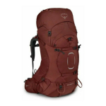 Seljakott Aether 65, Osprey, 0843820199369, 65L, 2.2kg, 420D High Tenacity Bluesign Nylon, ACORN RED