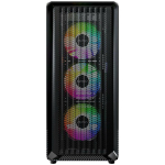 Case|MONTECH|X5|MidiTower|Case product features Transparent panel|Not included|Colour Black|X5(B)