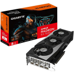 Gigabyte Videokaart GV-R76GAMING OC-8GD 1.1 8GB GDDR6, 128 bitti, 3 ventilaatorit, HDMI 2.1a, DisplayPort 1.4a, RGB Fusion