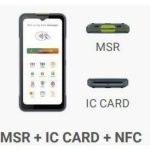 Feitian mobiilne POS terminal F310QCMRS, CPU Quad-Core 4&times;2.0G, m&auml;lu 2GB, 16GB sisemine m&auml;lu, NFC, 4G/Bluetooth/WiFi, Android