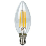 Besk LED pirn 9067284, 4W, 320lm, 2700k, C35, selge, E14, soe valge