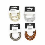 Besk Juuksekummid 9094945, 2tk, spiraalne disain, paindlik plastmaterjal