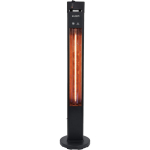 Eurom Q-Tower 2000 RCD, elektriline terrassi k&uuml;tteseade, 335514, 2000 W, s&uuml;siniku lamp, 3 seadet, kaugjuhtimispult