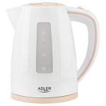 Adler | Kettle | AD 1264 | Standard | 2200 W | 1.7 L | Plastic | 360&deg; rotational base | White