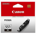 Canon Tindikassett CLI-551BK 6508B001, 7ml, 495 lehte, originaal, foto must