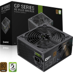 Gamemax toiteplokk GP 550B, 550 W, Pronks, Mitte-modulaarne, 140 mm ventilaator, 1 x 24 pin ATX, 2 x 8 pin EPS12V, 3 x SATA