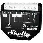 Shelly WAVE 2PM nutikas l&uuml;liti 3800235269015, 16mm, 42mm, 37mm, must, 25dBmW, 868.4MHz, 110-240V, 16A, 1 tk, Z-Wave, 40m, 0.3W