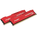Kingston HyperX FURY Red m&auml;lu moodul HX316C10FRK2/16, 16GB, 1600MHz, 240-pin DIMM, 2 x 8 GB, 1.5 V, 64 bit