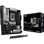 Asrock Emaplaat B860M LiveMixer WiFi, 244mm, 244mm, 4 SATA3, 3 M.2, 4x DDR5, Wi-Fi 6E, 1x HDMI, 1x PCIe 5.0 x16