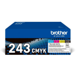 Brother TN-243CMYK toonerikassett, 1 tk, originaal, must, ts&uuml;aan, purpur, kollane, 1000 lehte